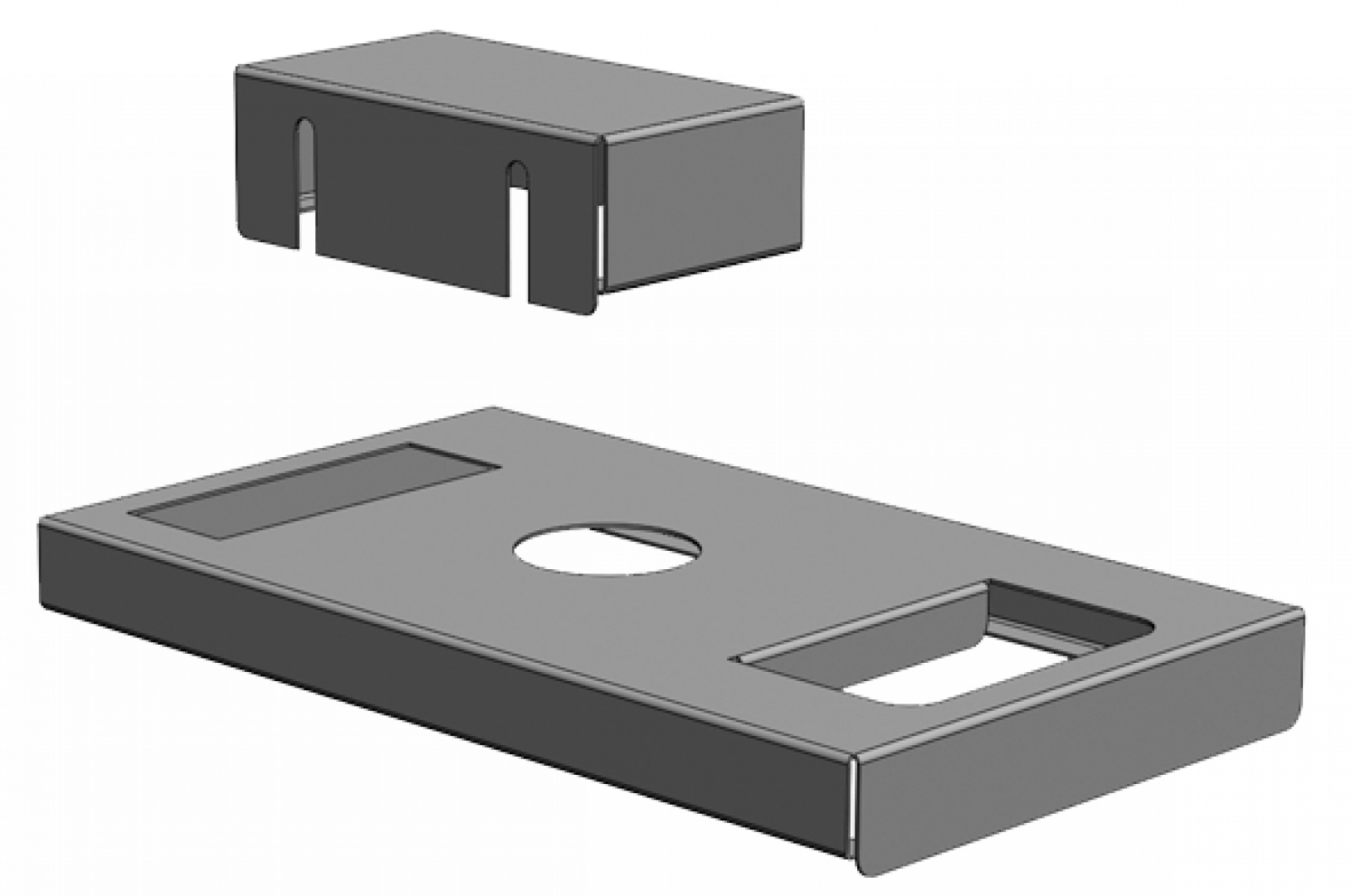 Product angle 1 - Console murale B W 20/40 - B HW W 5/10/20